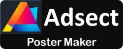 Adsect-poster-maker-logo